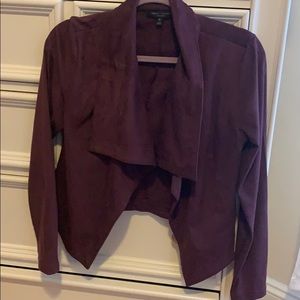 Suede thin jacket